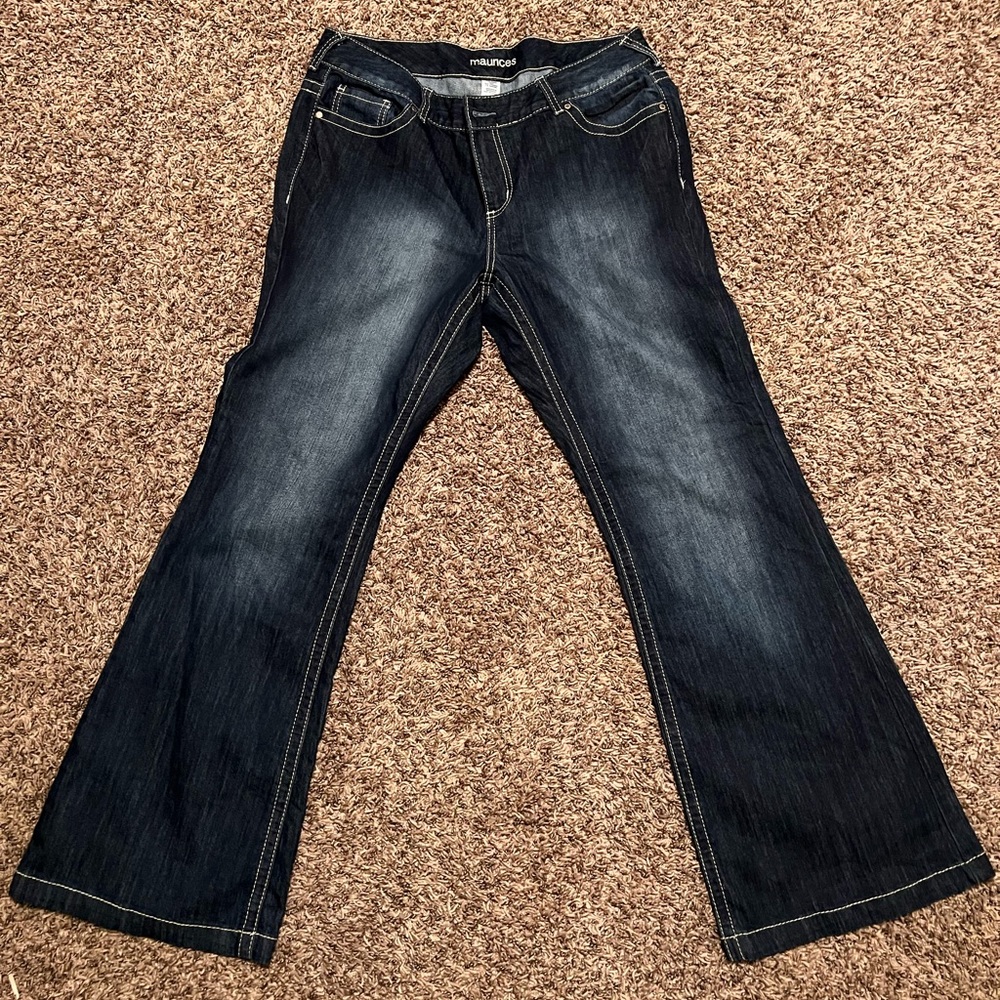 Maurices Flare Leg Jeans size 16 Regular